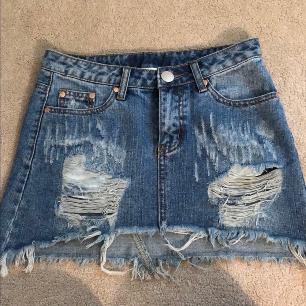 Jean skirt